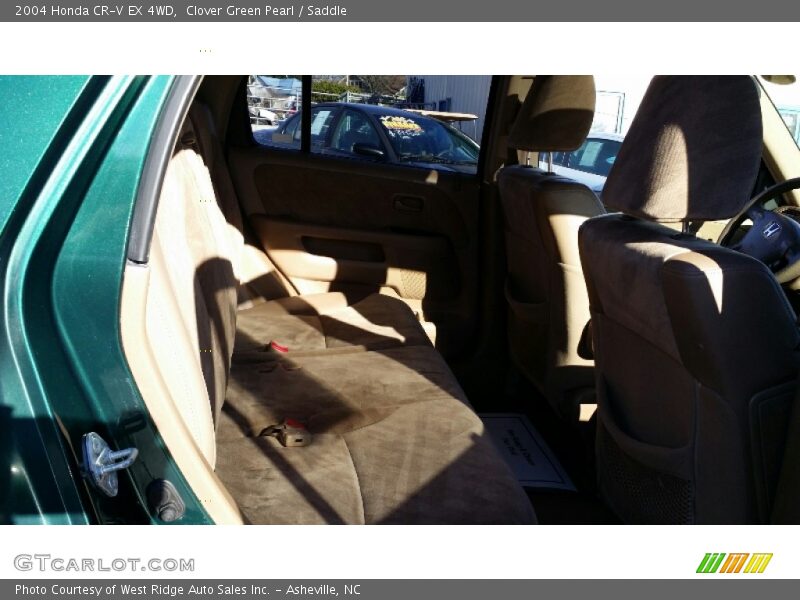 Clover Green Pearl / Saddle 2004 Honda CR-V EX 4WD