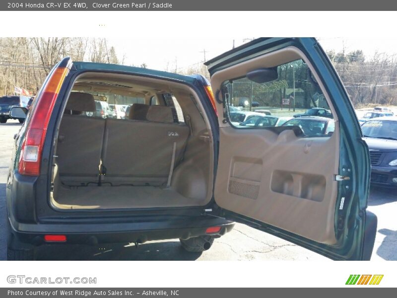 Clover Green Pearl / Saddle 2004 Honda CR-V EX 4WD