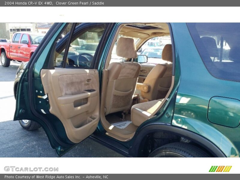 Clover Green Pearl / Saddle 2004 Honda CR-V EX 4WD