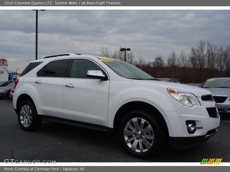Summit White / Jet Black/Light Titanium 2010 Chevrolet Equinox LTZ