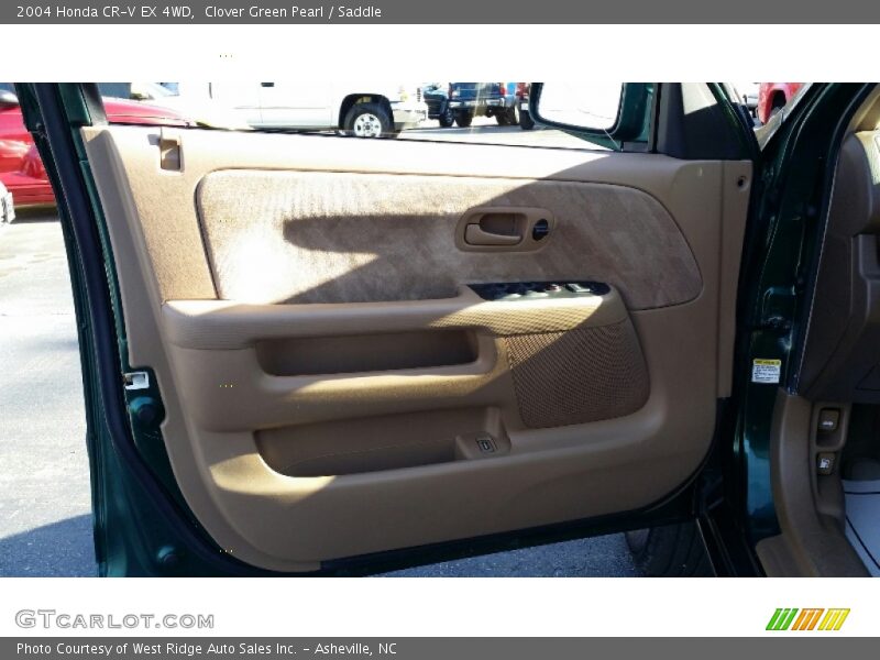 Clover Green Pearl / Saddle 2004 Honda CR-V EX 4WD