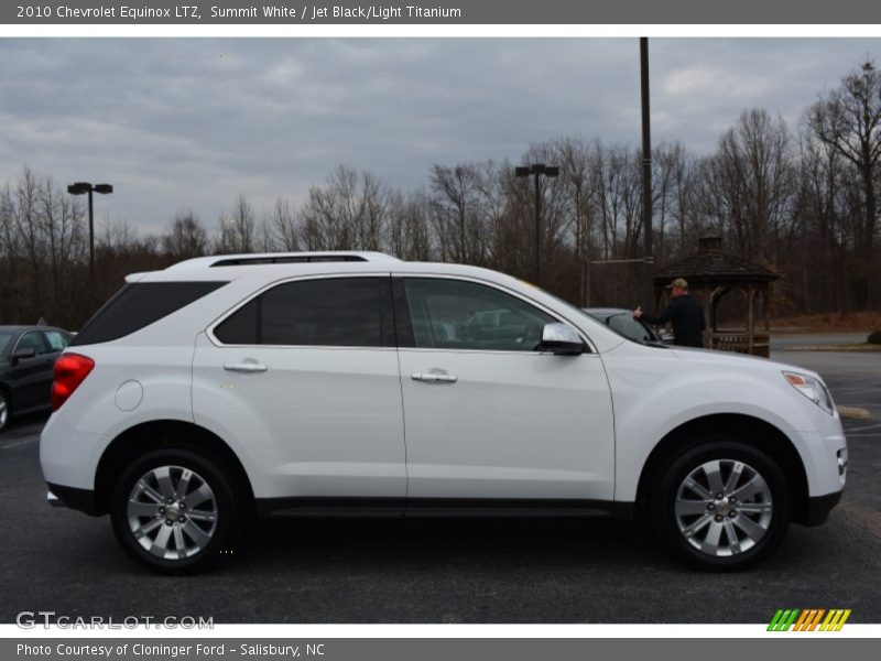 Summit White / Jet Black/Light Titanium 2010 Chevrolet Equinox LTZ