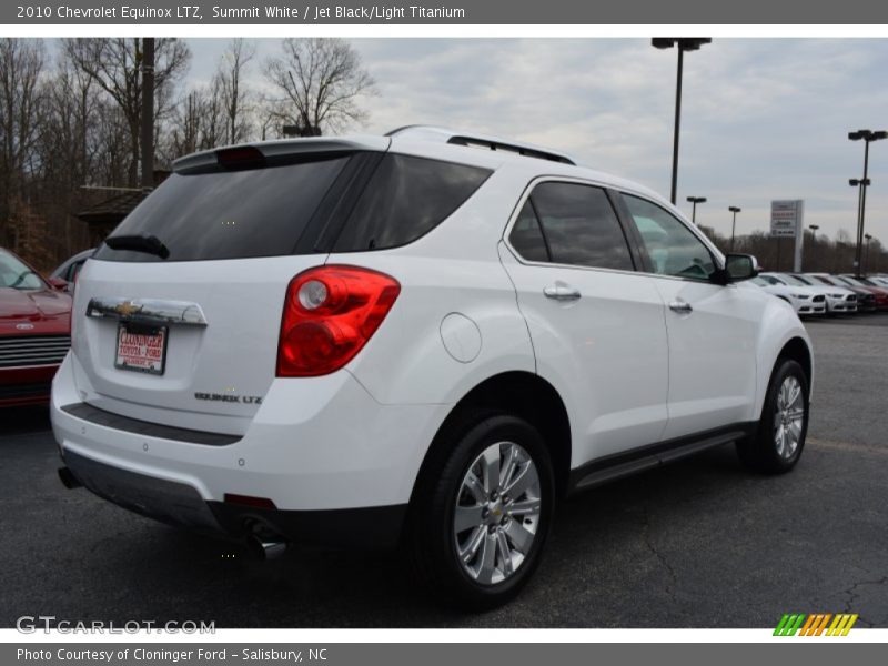 Summit White / Jet Black/Light Titanium 2010 Chevrolet Equinox LTZ