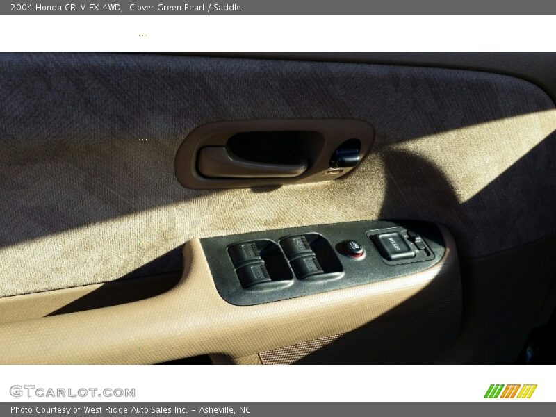 Clover Green Pearl / Saddle 2004 Honda CR-V EX 4WD