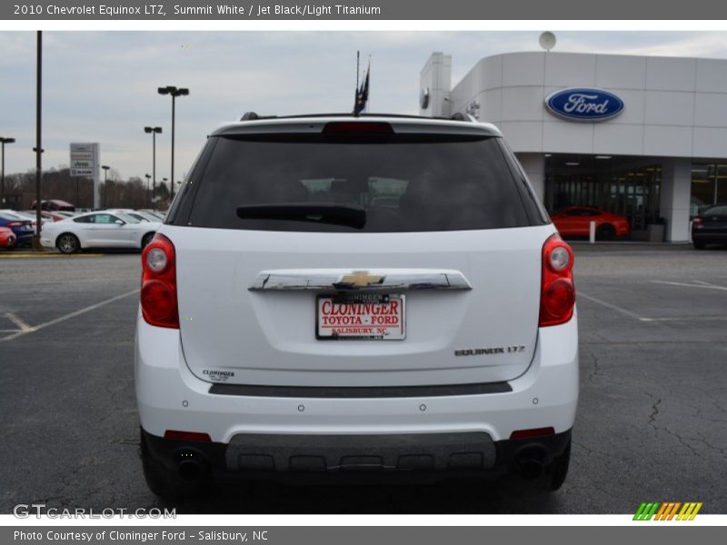 Summit White / Jet Black/Light Titanium 2010 Chevrolet Equinox LTZ