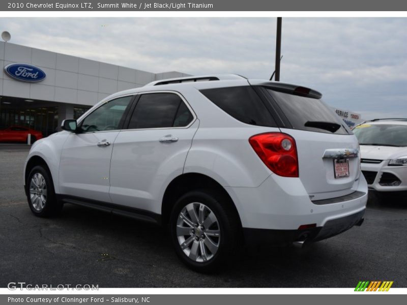 Summit White / Jet Black/Light Titanium 2010 Chevrolet Equinox LTZ
