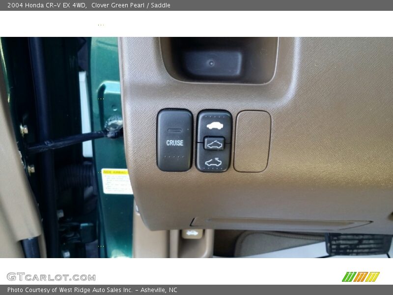 Clover Green Pearl / Saddle 2004 Honda CR-V EX 4WD