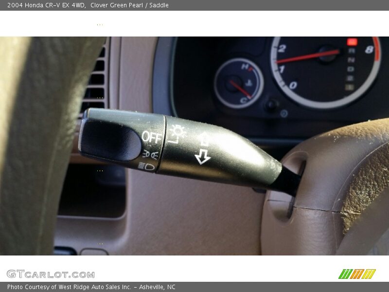 Clover Green Pearl / Saddle 2004 Honda CR-V EX 4WD