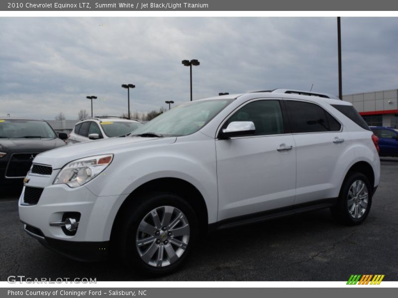 Summit White / Jet Black/Light Titanium 2010 Chevrolet Equinox LTZ