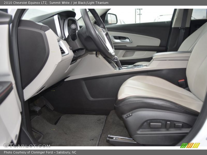 Summit White / Jet Black/Light Titanium 2010 Chevrolet Equinox LTZ