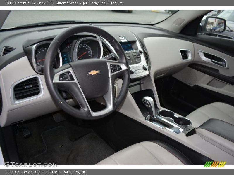 Summit White / Jet Black/Light Titanium 2010 Chevrolet Equinox LTZ