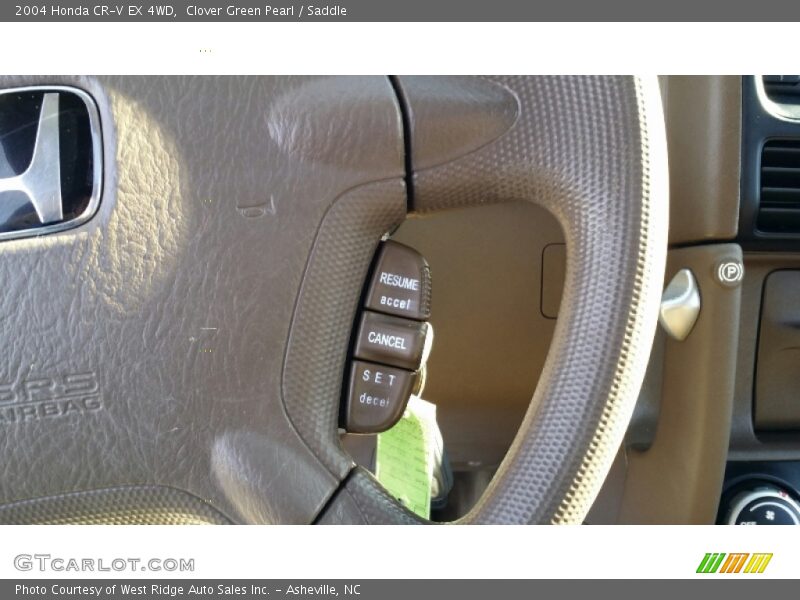 Clover Green Pearl / Saddle 2004 Honda CR-V EX 4WD