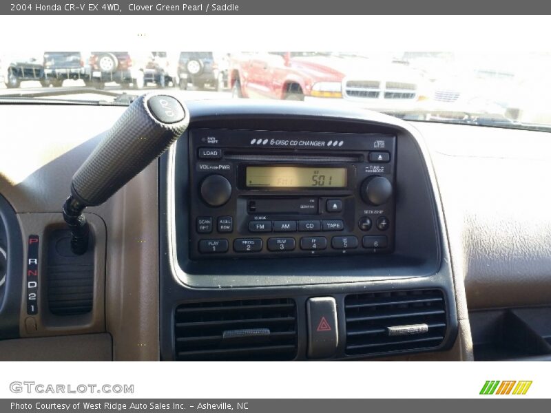 Clover Green Pearl / Saddle 2004 Honda CR-V EX 4WD