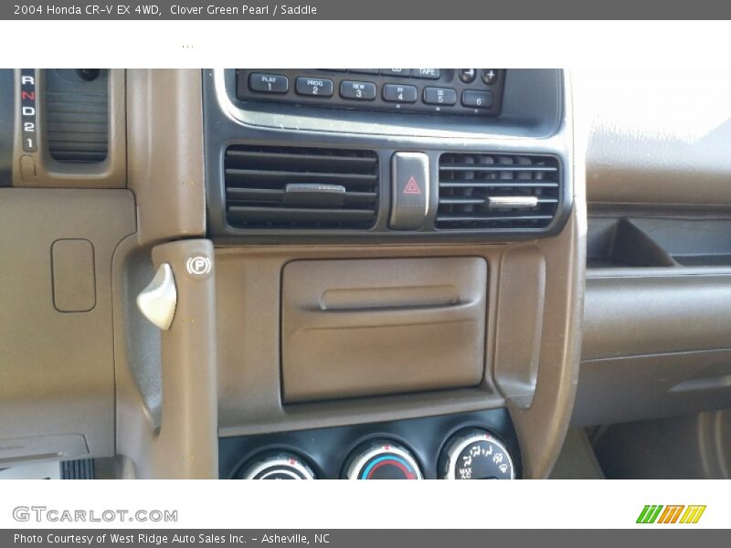 Clover Green Pearl / Saddle 2004 Honda CR-V EX 4WD