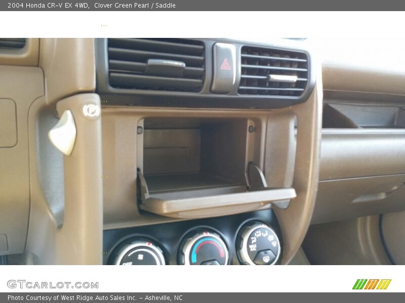 Clover Green Pearl / Saddle 2004 Honda CR-V EX 4WD