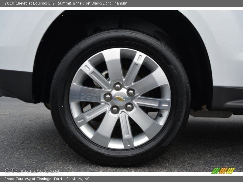 Summit White / Jet Black/Light Titanium 2010 Chevrolet Equinox LTZ