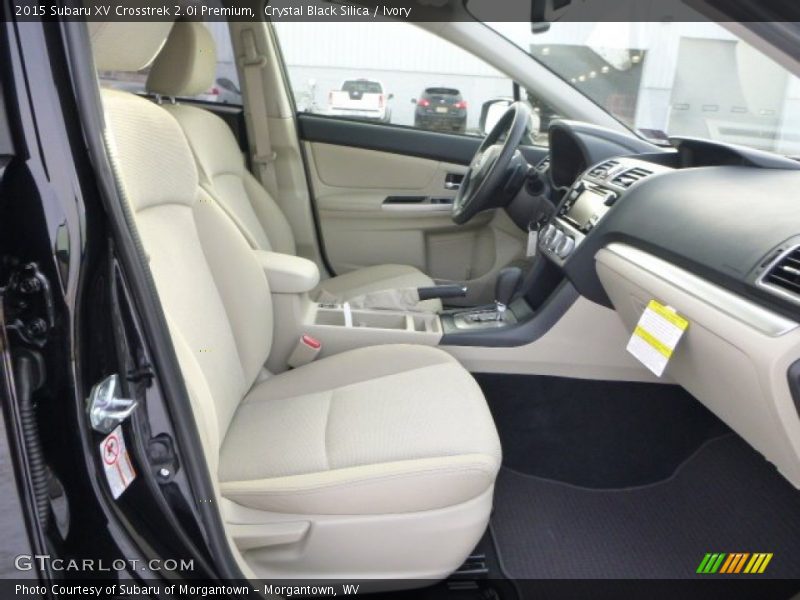 Crystal Black Silica / Ivory 2015 Subaru XV Crosstrek 2.0i Premium