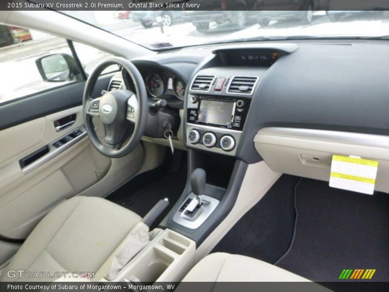 Crystal Black Silica / Ivory 2015 Subaru XV Crosstrek 2.0i Premium