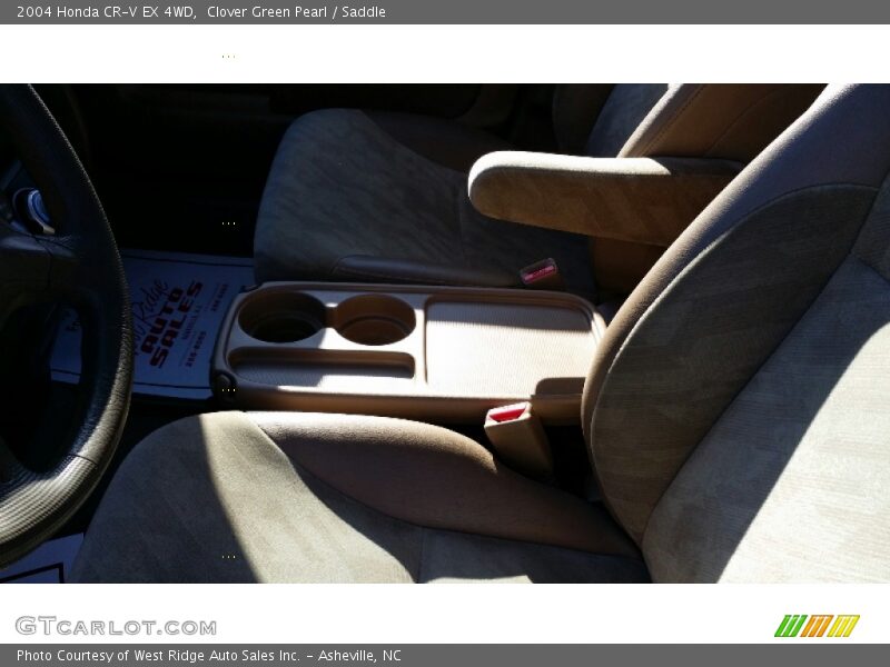 Clover Green Pearl / Saddle 2004 Honda CR-V EX 4WD