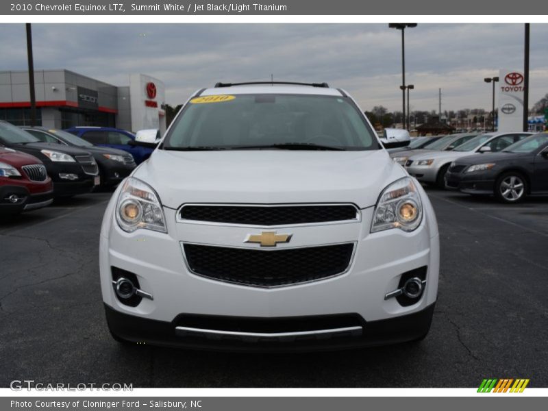 Summit White / Jet Black/Light Titanium 2010 Chevrolet Equinox LTZ
