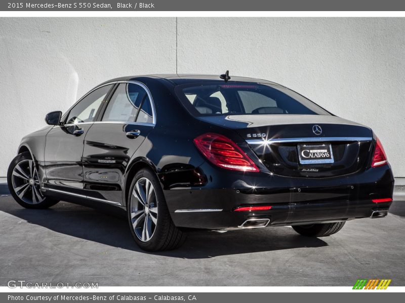 Black / Black 2015 Mercedes-Benz S 550 Sedan