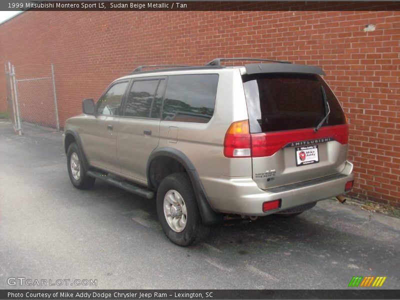 Sudan Beige Metallic / Tan 1999 Mitsubishi Montero Sport LS