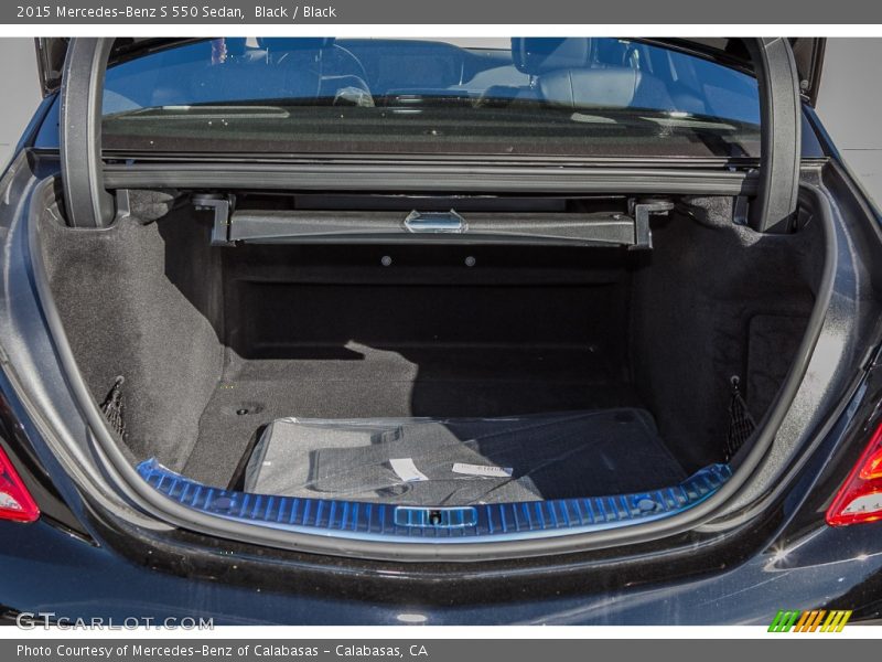 Black / Black 2015 Mercedes-Benz S 550 Sedan