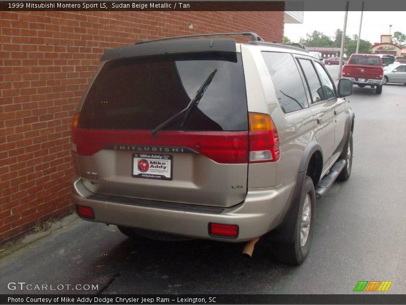 Sudan Beige Metallic / Tan 1999 Mitsubishi Montero Sport LS