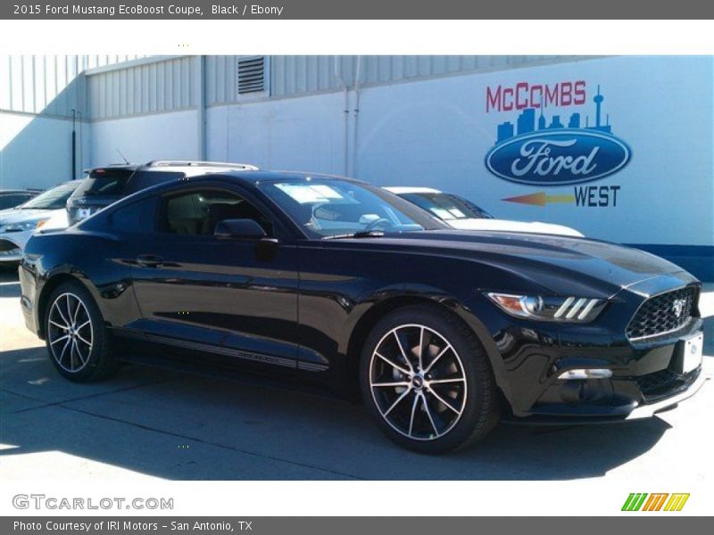 Black / Ebony 2015 Ford Mustang EcoBoost Coupe