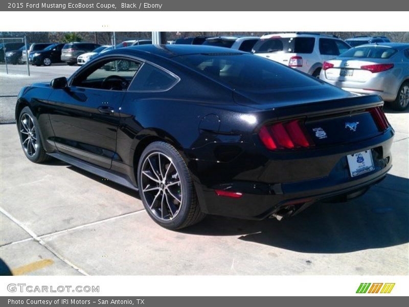 Black / Ebony 2015 Ford Mustang EcoBoost Coupe