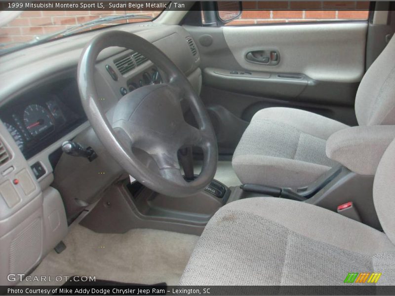 Sudan Beige Metallic / Tan 1999 Mitsubishi Montero Sport LS