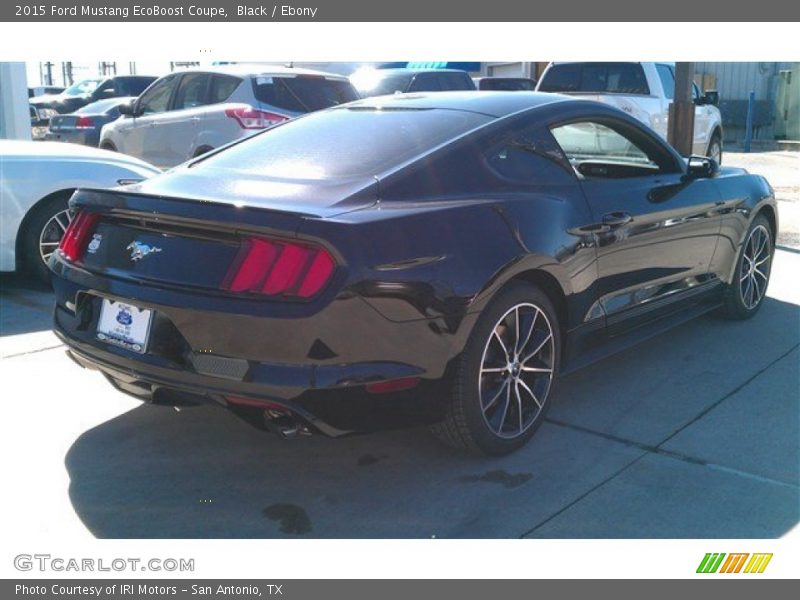Black / Ebony 2015 Ford Mustang EcoBoost Coupe