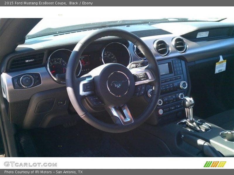 Black / Ebony 2015 Ford Mustang EcoBoost Coupe