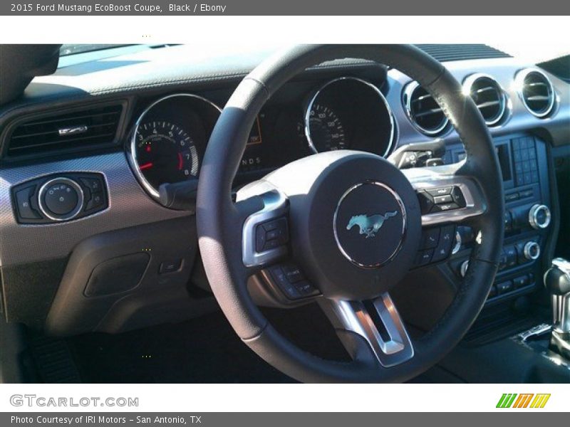 Black / Ebony 2015 Ford Mustang EcoBoost Coupe