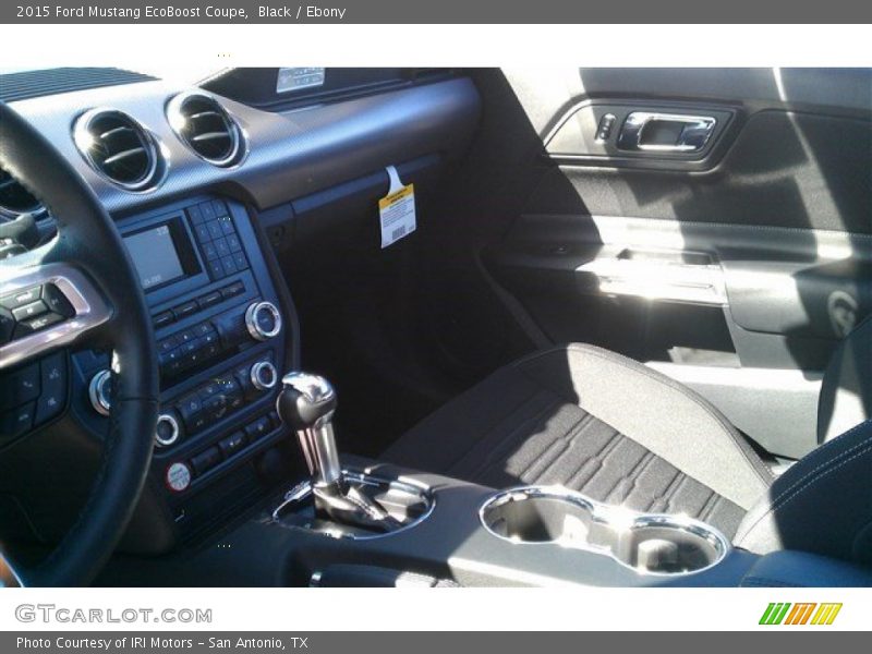 Black / Ebony 2015 Ford Mustang EcoBoost Coupe