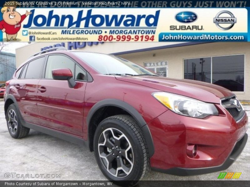 Venetian Red Pearl / Ivory 2015 Subaru XV Crosstrek 2.0i Premium