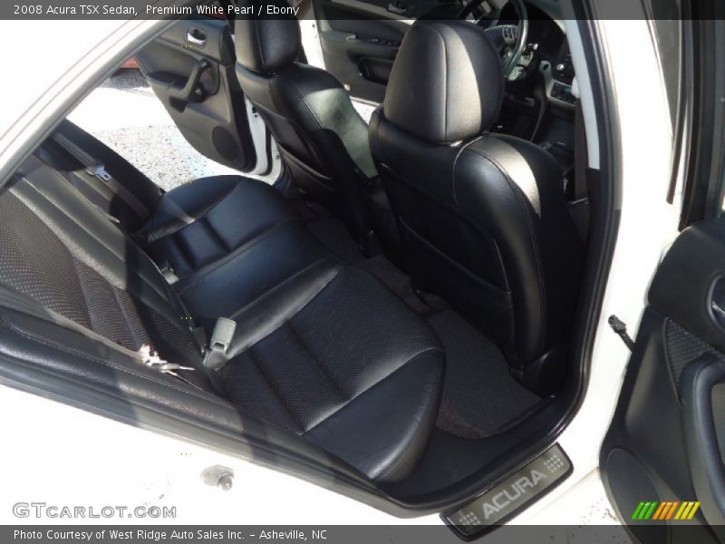 Premium White Pearl / Ebony 2008 Acura TSX Sedan