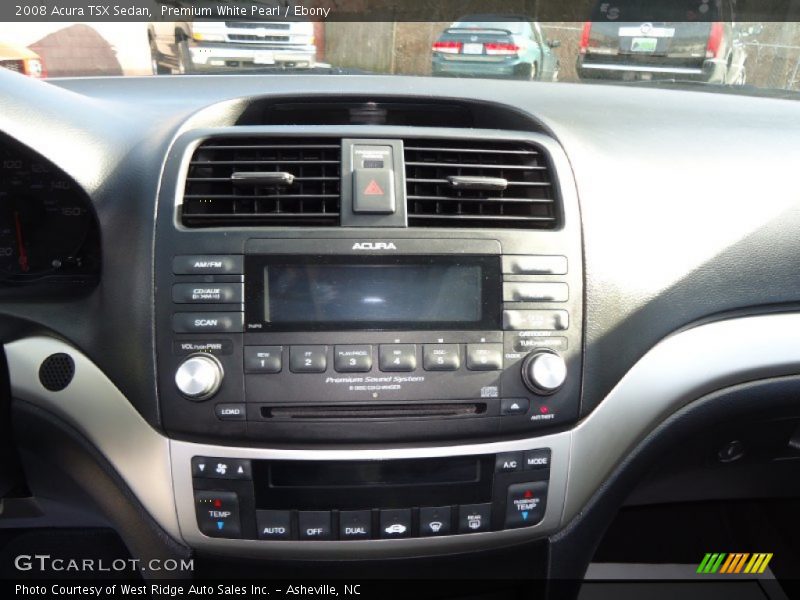 Premium White Pearl / Ebony 2008 Acura TSX Sedan