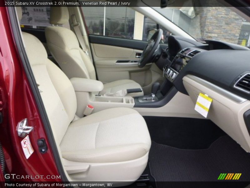 Front Seat of 2015 XV Crosstrek 2.0i Premium