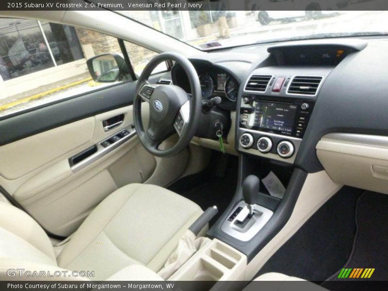 Venetian Red Pearl / Ivory 2015 Subaru XV Crosstrek 2.0i Premium
