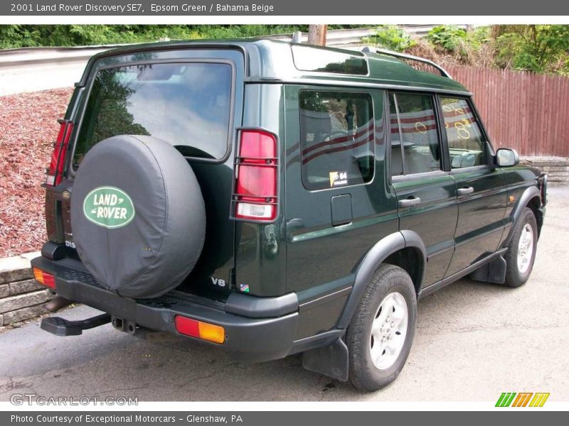 Epsom Green / Bahama Beige 2001 Land Rover Discovery SE7