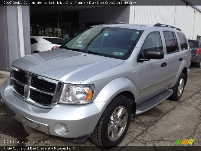 Bright Silver Metallic / Dark Slate Gray/Light Slate Gray 2007 Dodge Durango Limited 4x4