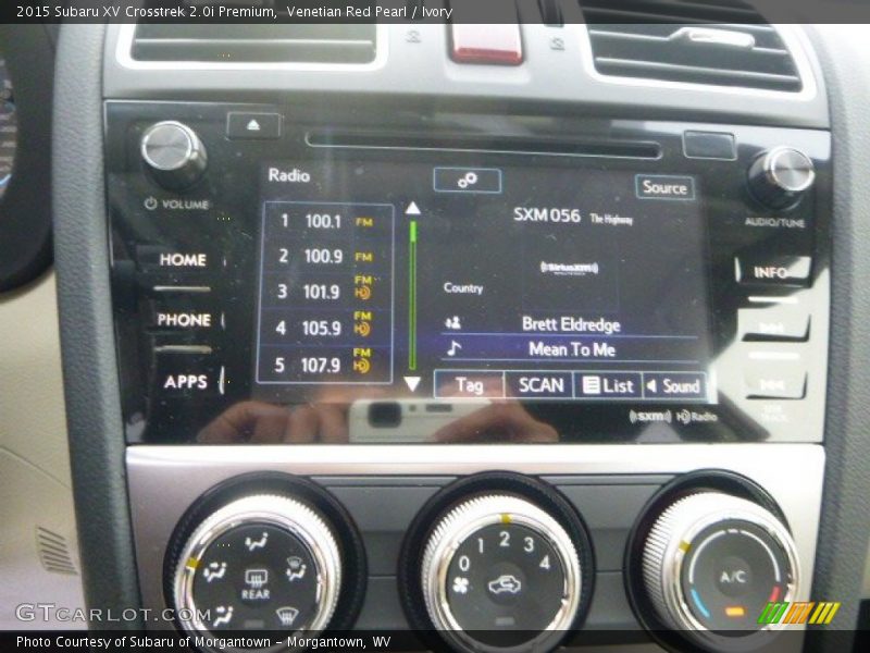 Venetian Red Pearl / Ivory 2015 Subaru XV Crosstrek 2.0i Premium