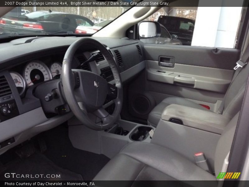 Bright Silver Metallic / Dark Slate Gray/Light Slate Gray 2007 Dodge Durango Limited 4x4