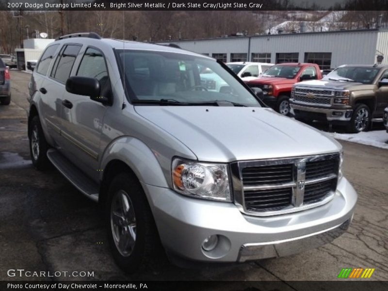 Bright Silver Metallic / Dark Slate Gray/Light Slate Gray 2007 Dodge Durango Limited 4x4
