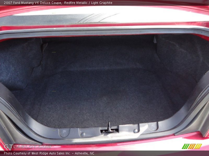 Redfire Metallic / Light Graphite 2007 Ford Mustang V6 Deluxe Coupe