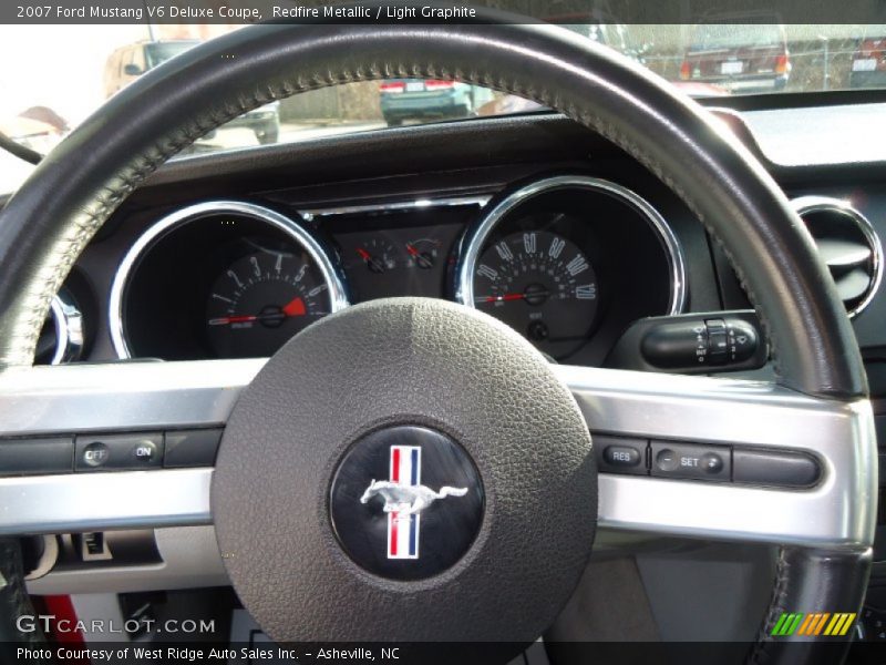 Redfire Metallic / Light Graphite 2007 Ford Mustang V6 Deluxe Coupe