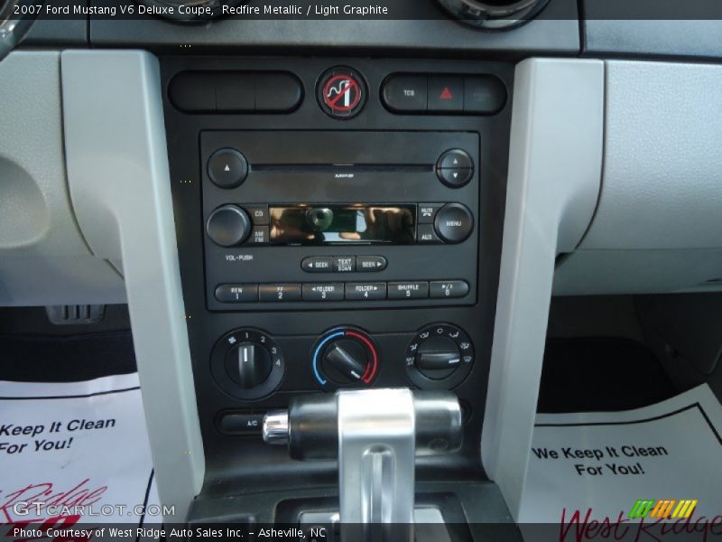 Redfire Metallic / Light Graphite 2007 Ford Mustang V6 Deluxe Coupe