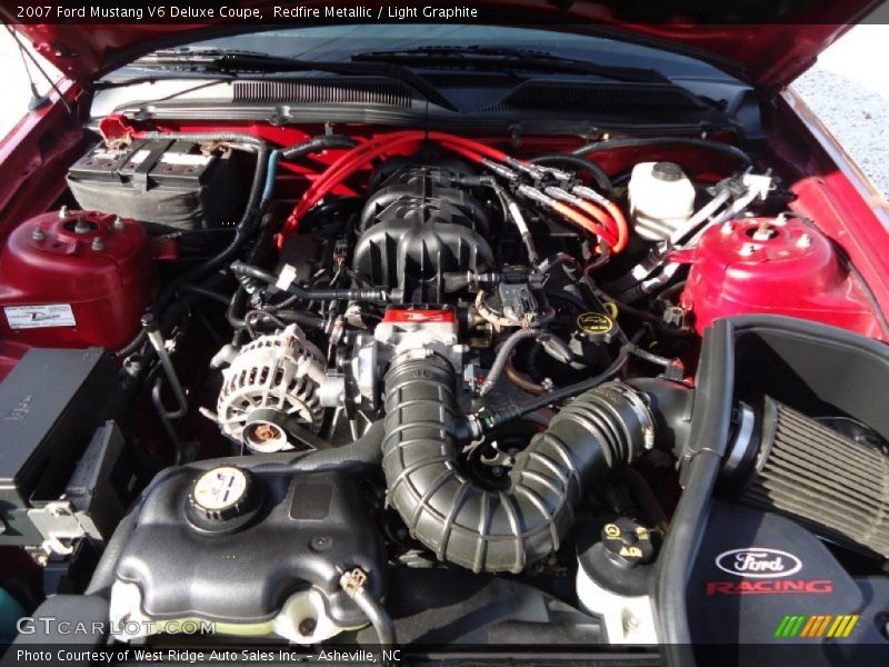 Redfire Metallic / Light Graphite 2007 Ford Mustang V6 Deluxe Coupe