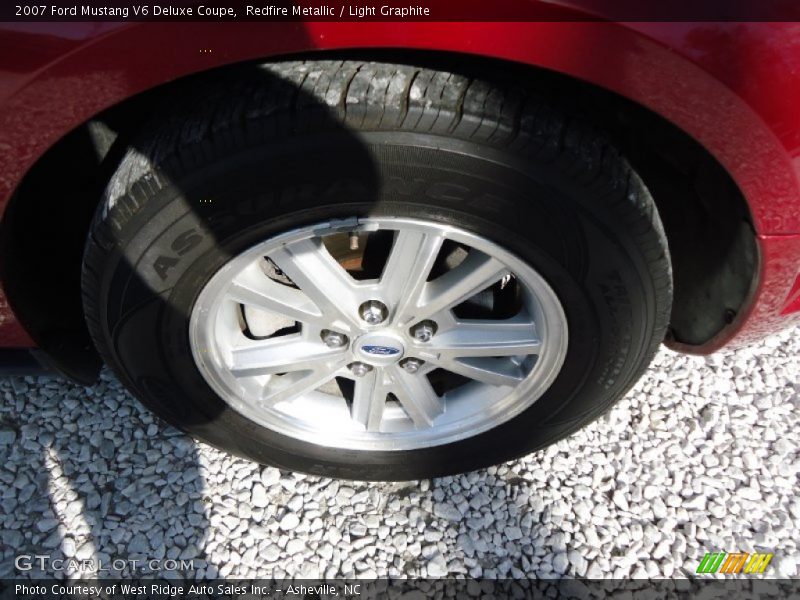 Redfire Metallic / Light Graphite 2007 Ford Mustang V6 Deluxe Coupe